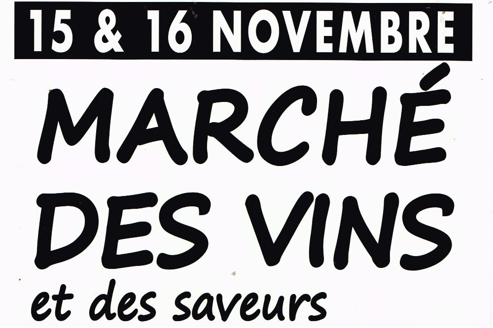 Marché des vins et des saveurs.