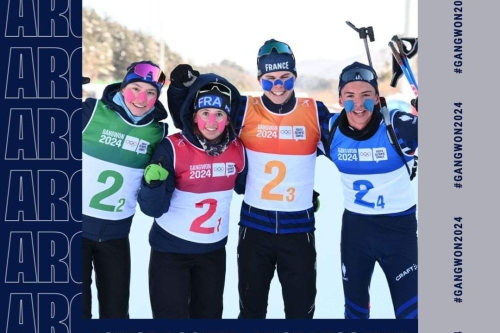 Louise vice championne olympique de la jeunesse en relais