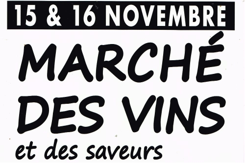 Marché des vins et des saveurs.